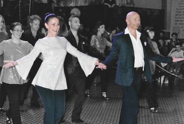 Dario e Cristina, scuola di ballo Baila Forlì,  immagini hustle